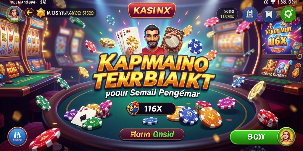 Tampilan gameplay menarik dari 116X dengan suasana Kasino.