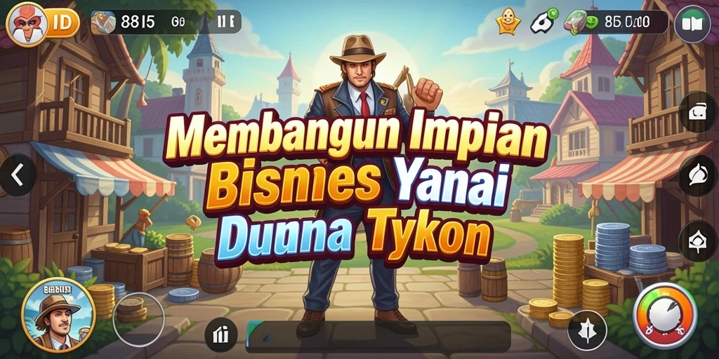 Screenshot gameplay 88ID yang menunjukkan keseruan membangun bisnis.
