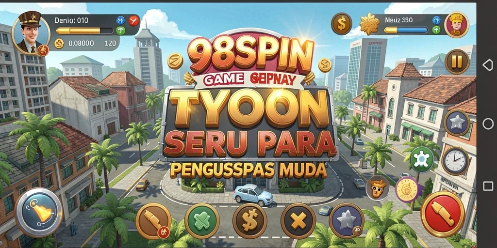 Tampilan gameplay menarik dalam 98SPIN dengan berbagai pilihan bisnis.