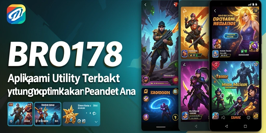 Tampilan antarmuka aplikasi BRO178 yang sederhana dan mudah digunakan.