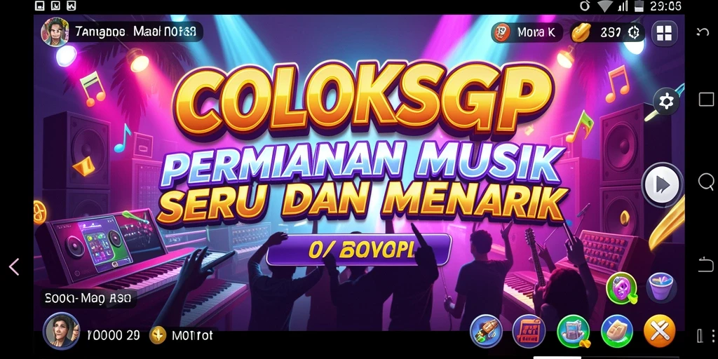 Tampilan gameplay COLOKSGP yang menarik dan penuh warna.