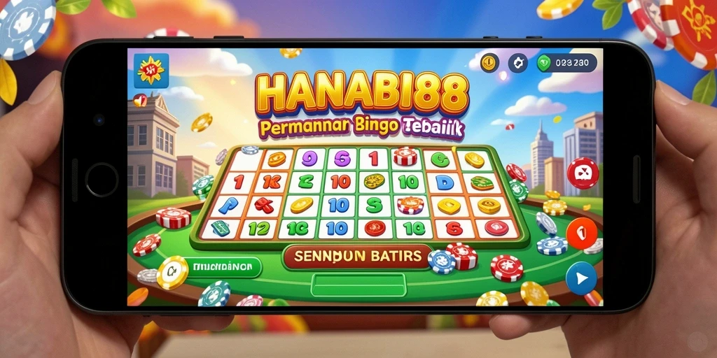Tampilan gameplay Bingo yang menarik di HANABI88.