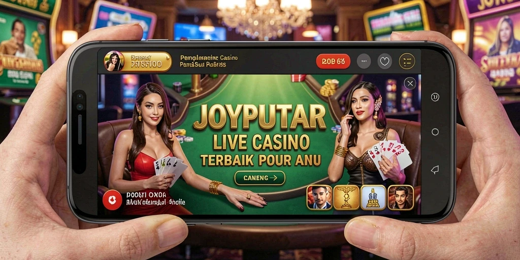 Tampilan gameplay menarik dan interaktif di JOYPUTAR Live Casino.