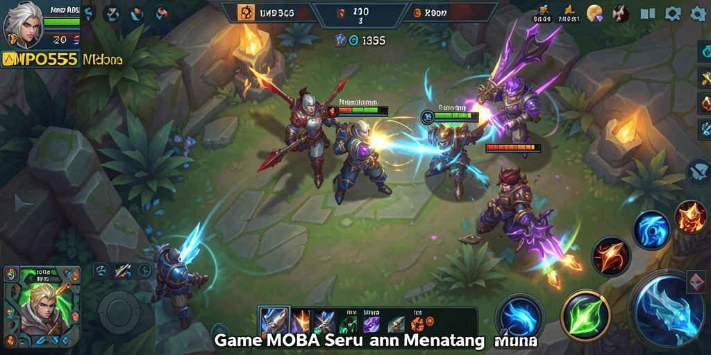 Gameplay seru dan menantang di MPO555