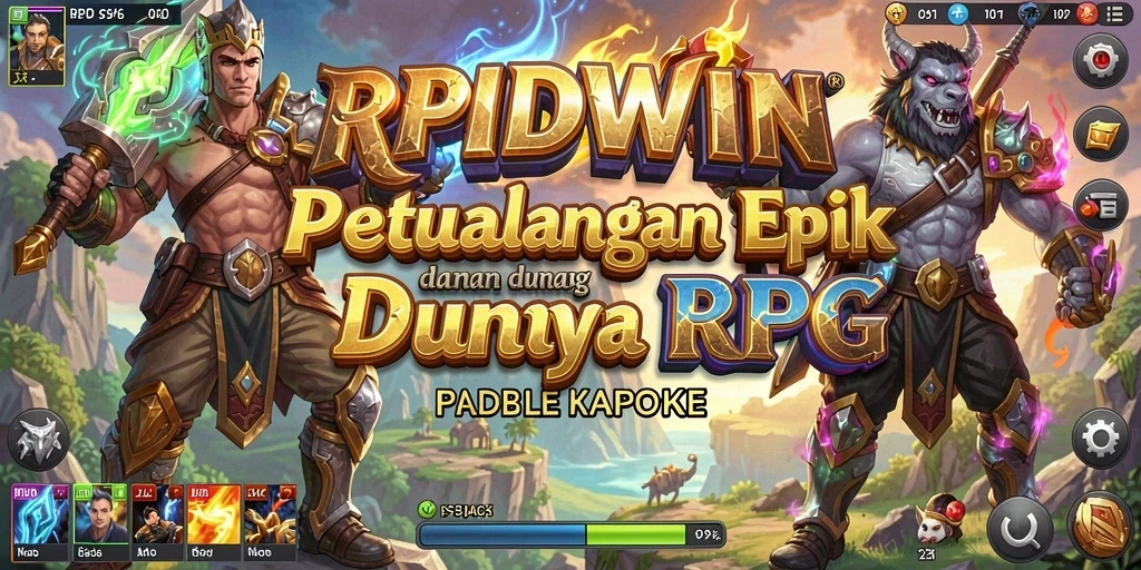 Tampilan gameplay epik dari RPG RPIDWIN yang menantang dan seru.