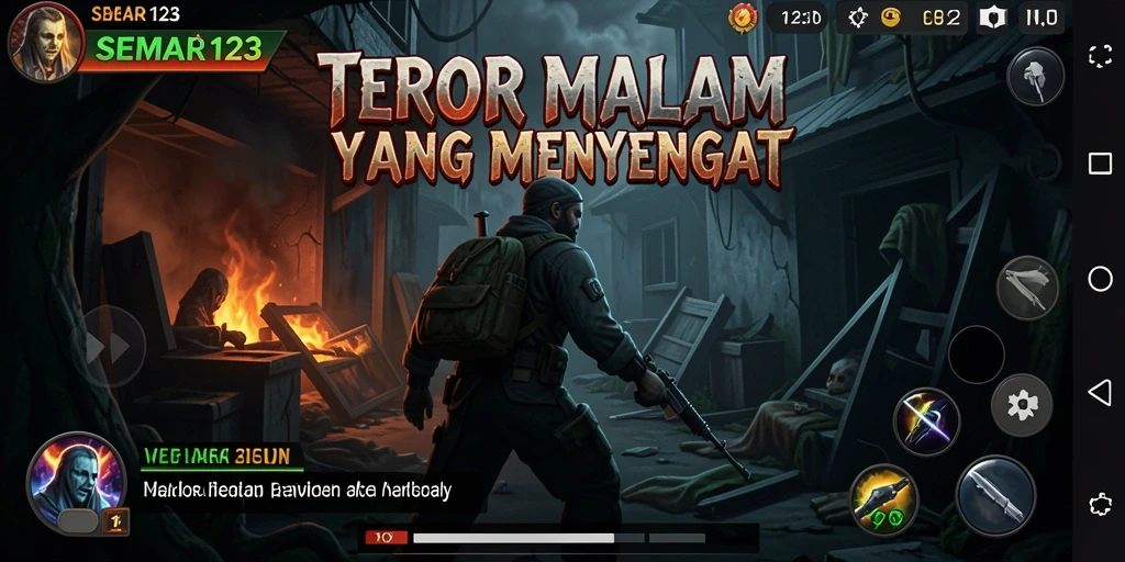 Gameplay menyeramkan dalam SEMAR123 yang penuh misteri.