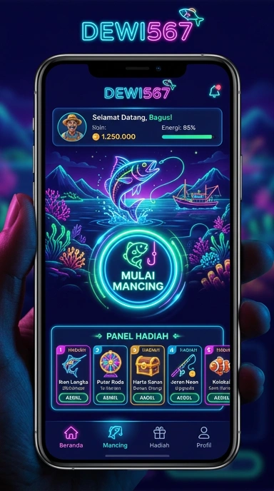 Tampilan antarmuka mudah digunakan di dewi567.